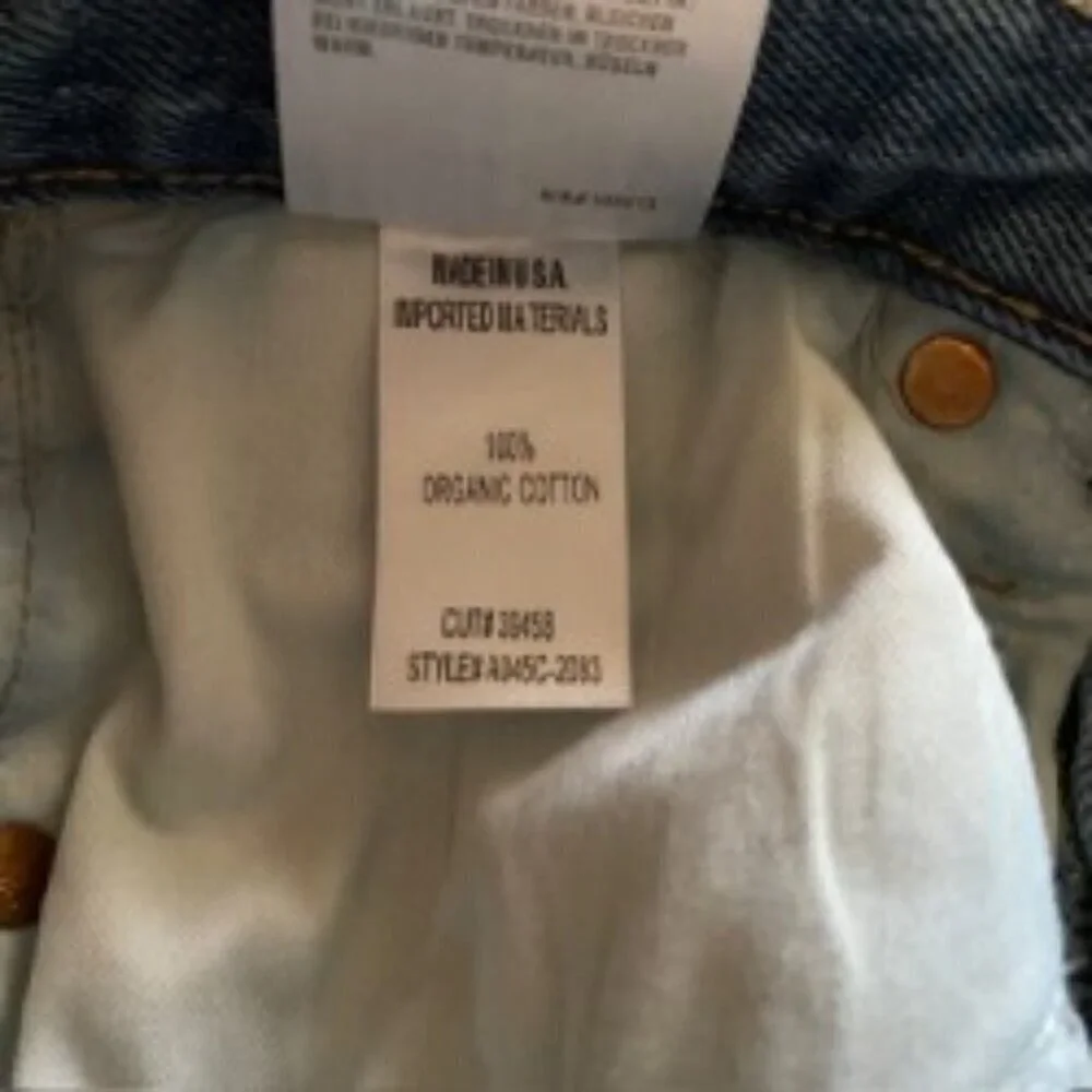 Agolde Jamie High Rise Classic Jeans 25
